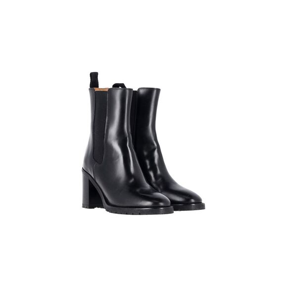 Isabel Marant Deline Ankle Boots in Black Leather - Picture 2 of 7